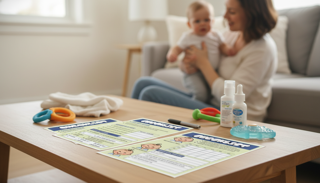 Baby Teething Fussiness: Checklist, Soothing Steps & Tracker