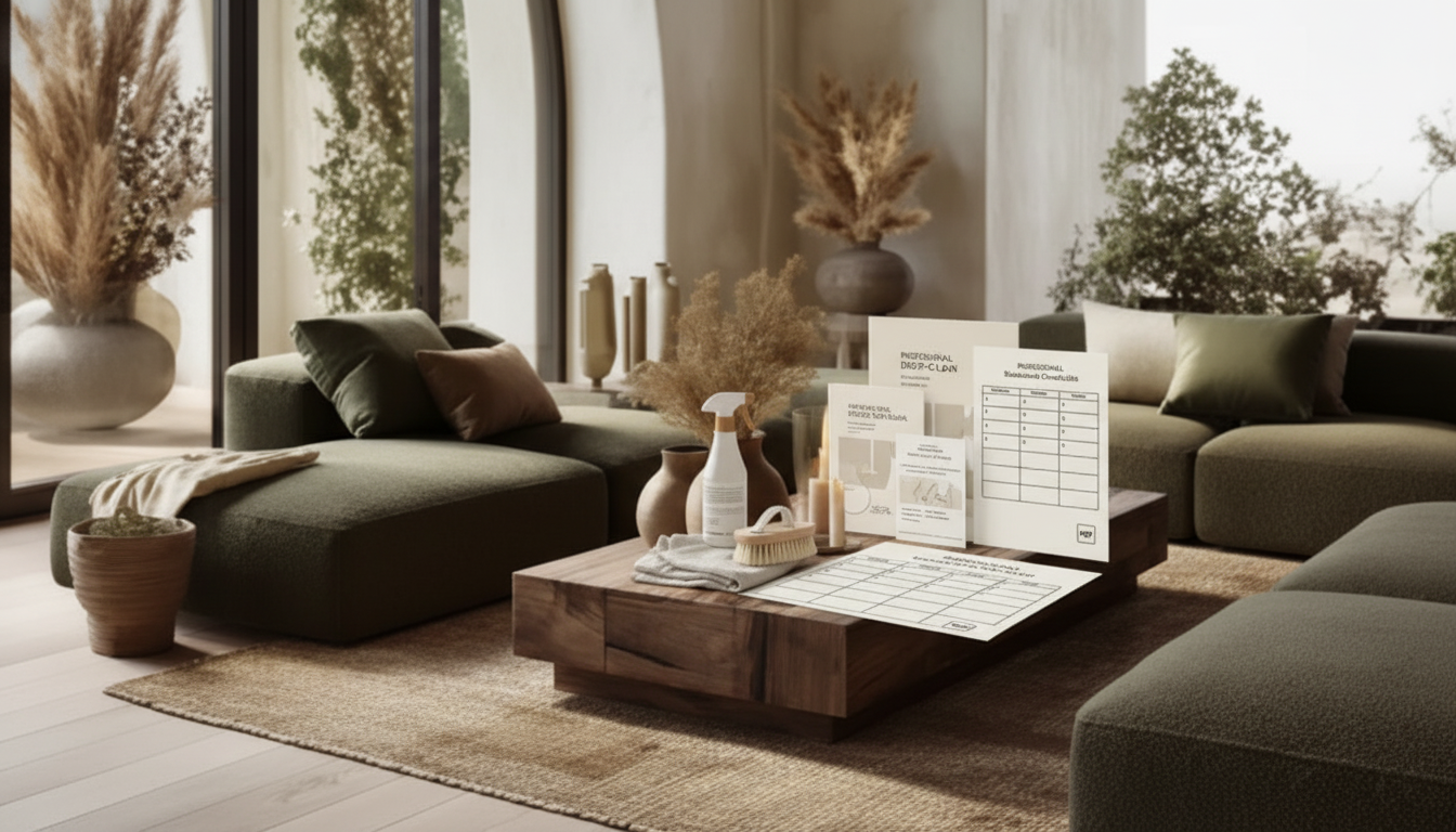 Deep-Clean Planning Bundle: Weekly & Seasonal Checklists