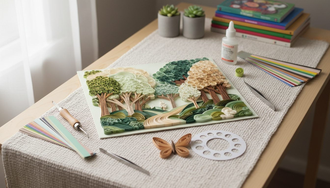 Paper Quilling Basics: Tools, Shapes & Easy Projects