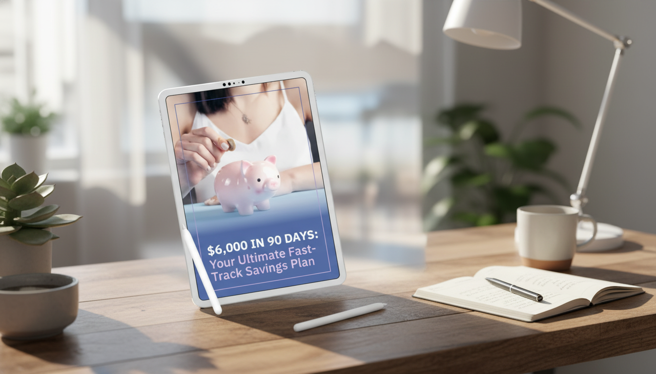 Save $6,000 in 90 Days: Weekly Targets That Stick