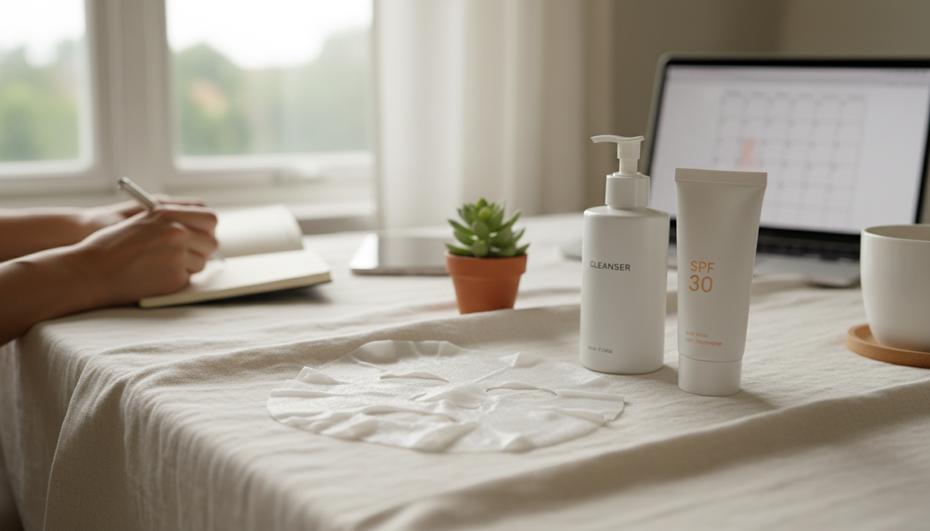Simple Skincare Routine for Busy Beginners (Cleanse, SPF)