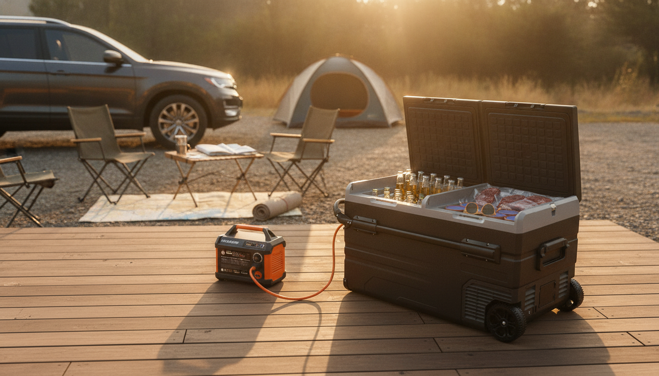 115L Dual-Zone Car Fridge on Wheels: Setup & Power Tips