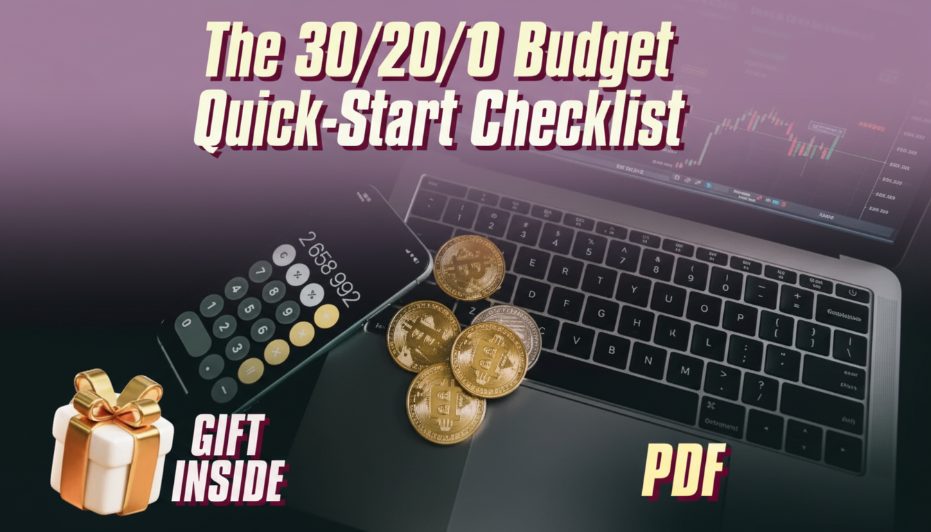 30/20/10 Budget Checklist: Printable Plan in 10 Minutes