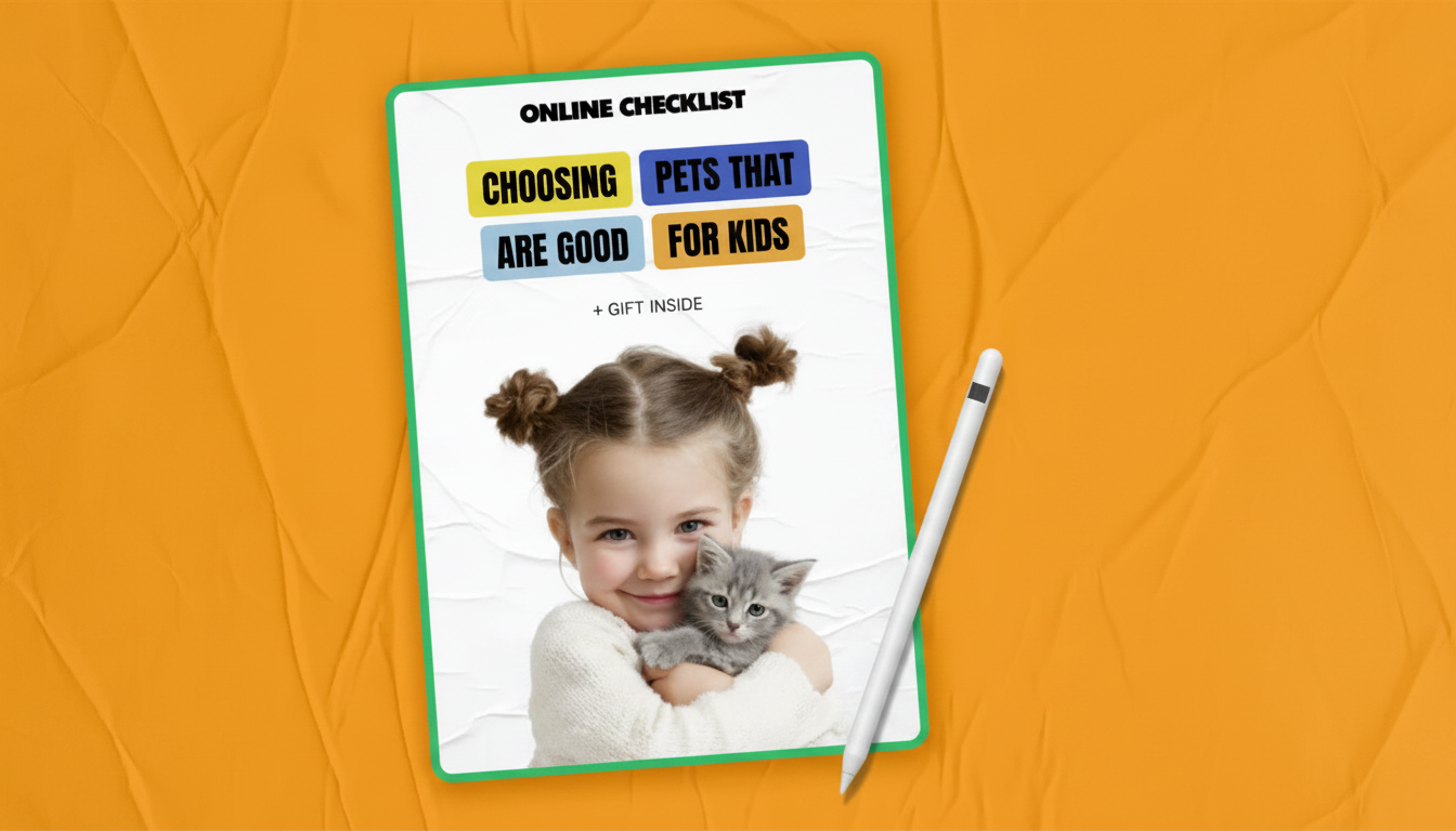 Best Pets for Kids: Age-by-Age Guide + Printable Checklist