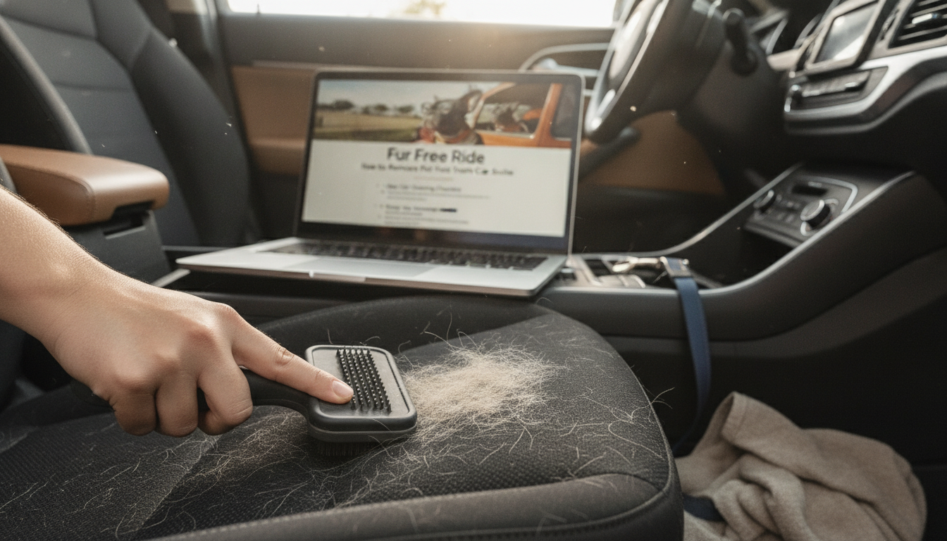 Remove Pet Hair from Car Seats Fast: Step-by-Step