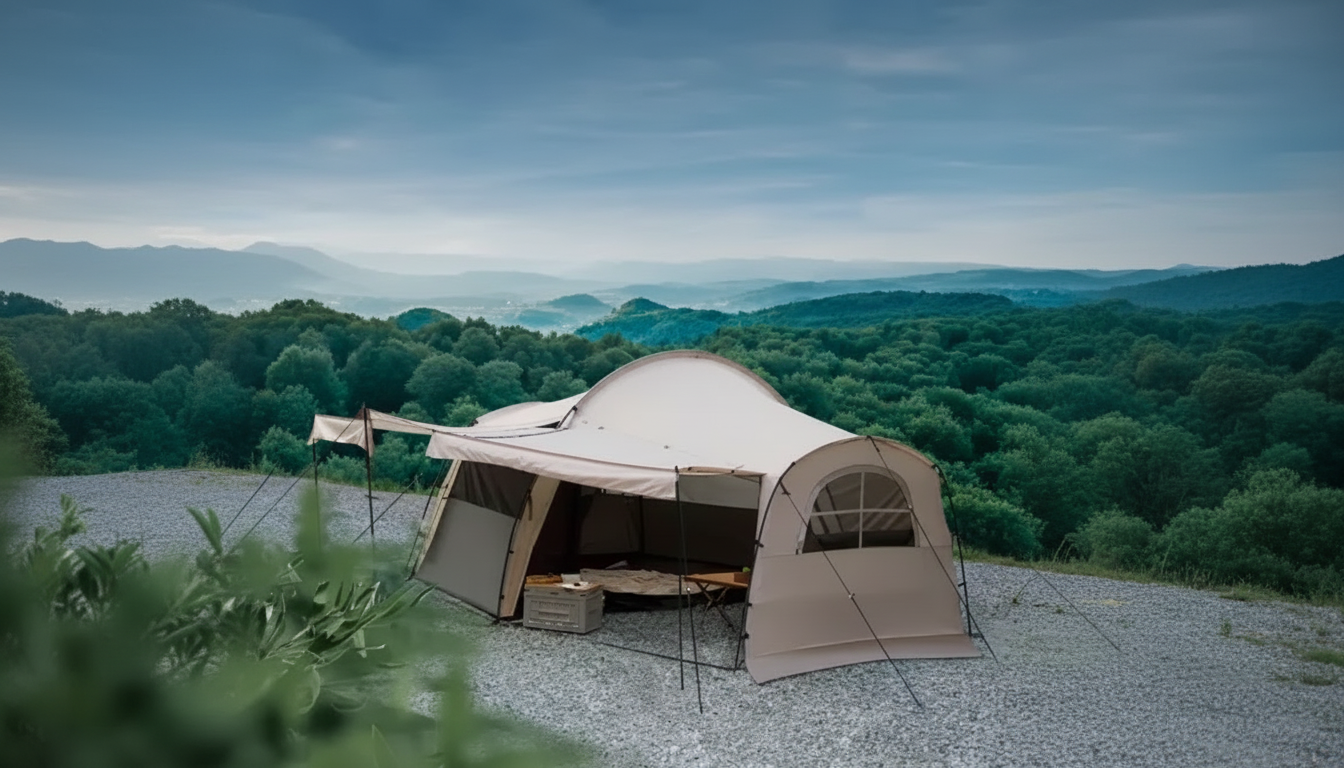 Family Shelter Tent Setup for Backyard & Camp Comfort